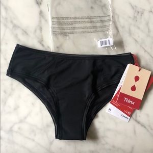 Thinx Cheeky XS Black underwear